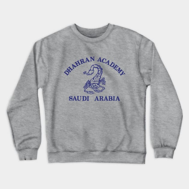 Dhahran Academy mascot 1995 Crewneck Sweatshirt by foozledesign